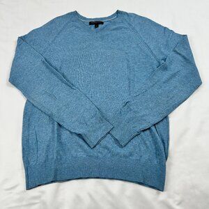 Men’s Light Blue Cotton Sweater Size Small Excellent Condition